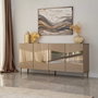 Hanah Home Consola en Bronce y Oro